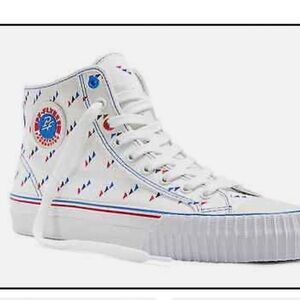 PF FLYERS ROLLAN BEERY/CENTER White Canvas Skate Shoes